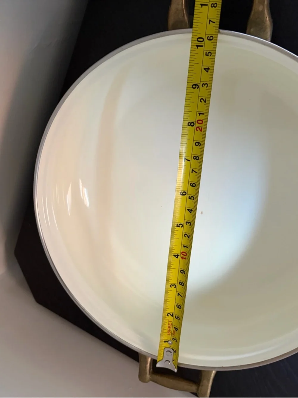 Tabletops Unlimited KENSINGTON GARDEN Enamel Casserole Sauce Pan 10” Cottagecore